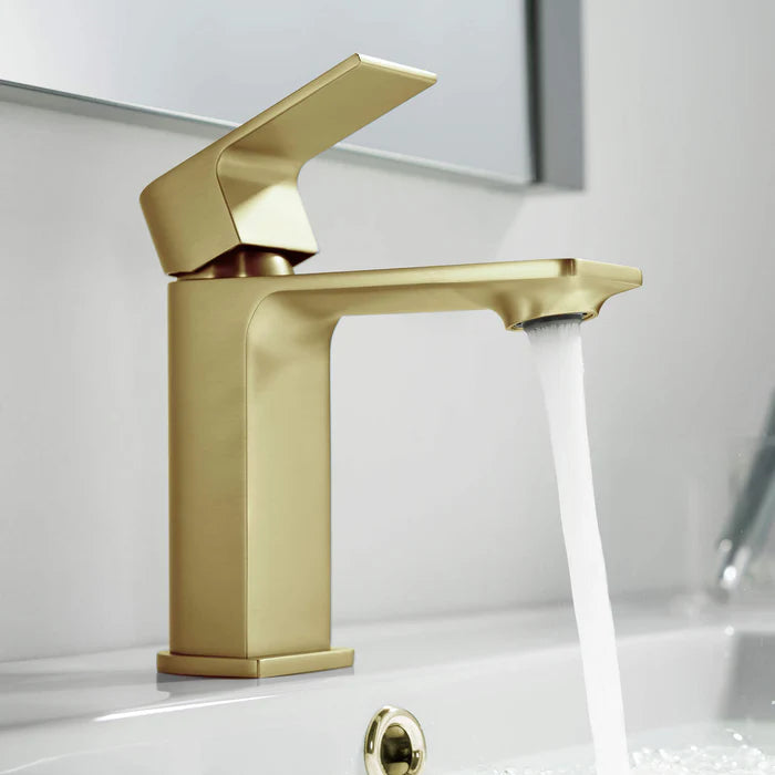 Casa Fixtures - Bathroom Faucet - Aurora Single Handle Bathroom Vanity Sink Faucet with Pop Up Drain (CBF-1001)