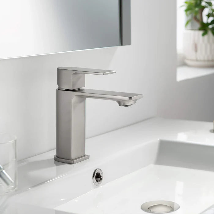 Casa Fixtures - Bathroom Faucet - Aurora Single Handle Bathroom Vanity Sink Faucet with Pop Up Drain (CBF-1001)