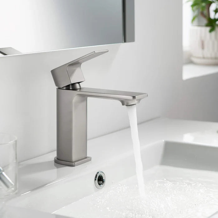 Casa Fixtures - Bathroom Faucet - Aurora Single Handle Bathroom Vanity Sink Faucet with Pop Up Drain (CBF-1001)