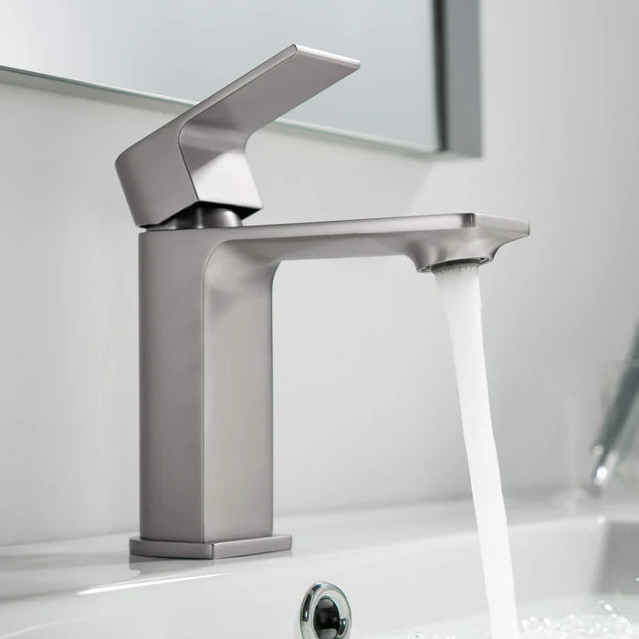 Casa Fixtures - Bathroom Faucet - Aurora Single Handle Bathroom Vanity Sink Faucet with Pop Up Drain (CBF-1001)