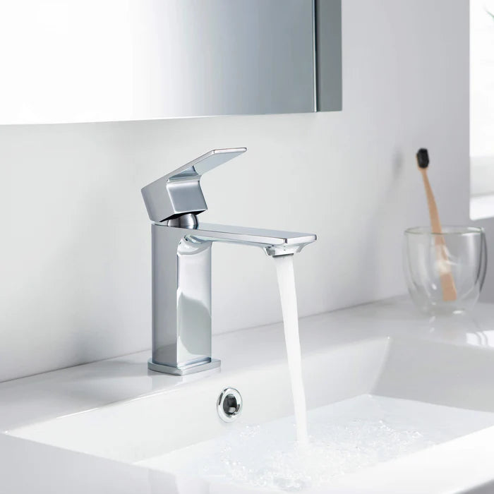 Casa Fixtures - Bathroom Faucet - Aurora Single Handle Bathroom Vanity Sink Faucet with Pop Up Drain (CBF-1001)