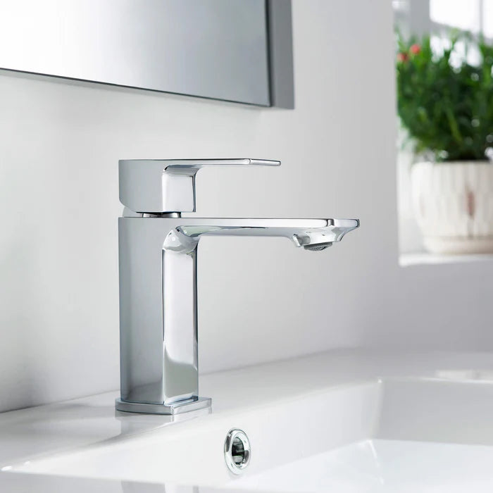 Casa Fixtures - Bathroom Faucet - Aurora Single Handle Bathroom Vanity Sink Faucet with Pop Up Drain (CBF-1001)
