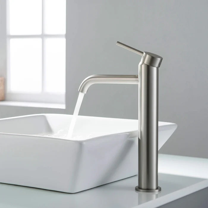 Casa Fixtures - Bathroom Faucet - Halo Single Handle Bathroom Vessel Sink Faucet with Pop Up Drain (CBF-1009)