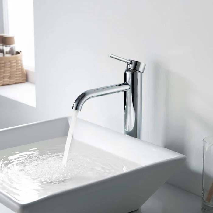 Casa Fixtures - Bathroom Faucet - Halo Single Handle Bathroom Vessel Sink Faucet with Pop Up Drain (CBF-1009)