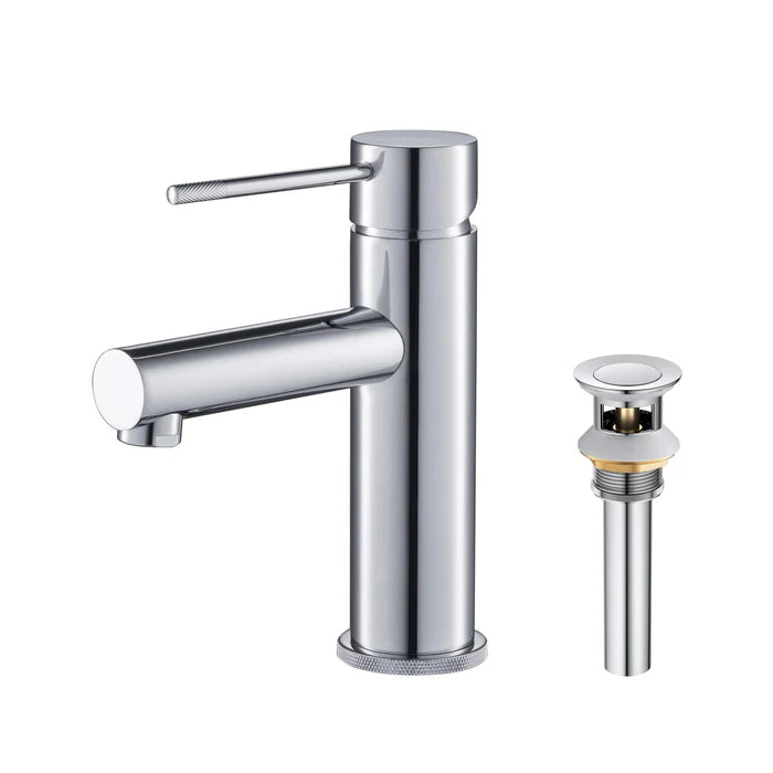Casa Fixtures - Bathroom Faucet - Verona Single Handle Bathroom Vanity Sink Faucet with Pop Up Drain (CBF-1010)