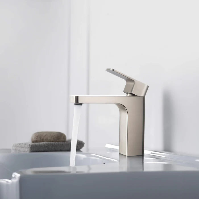 Casa Fixtures - Bathroom Faucet - Fusion Single Handle Bathroom Vanity Sink Faucet with Pop Up Drain (CBF-1017)