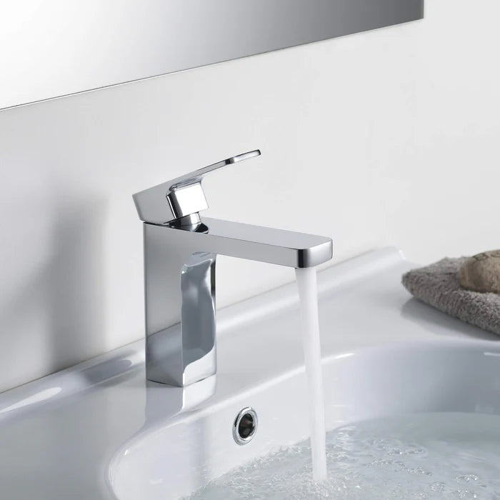 Casa Fixtures - Bathroom Faucet - Fusion Single Handle Bathroom Vanity Sink Faucet with Pop Up Drain (CBF-1017)