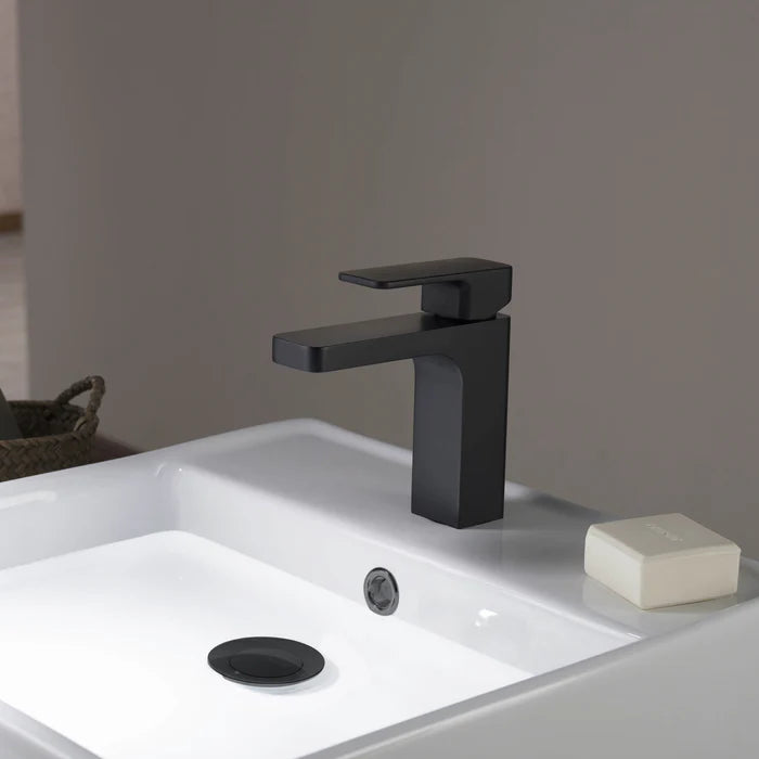 Casa Fixtures - Bathroom Faucet - Fusion Single Handle Bathroom Vanity Sink Faucet with Pop Up Drain (CBF-1017)