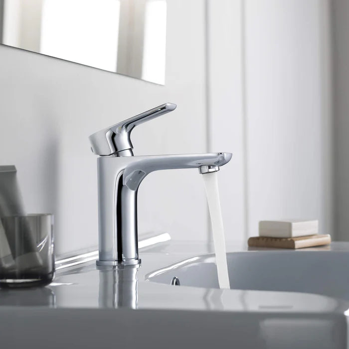 Casa Fixtures - Bathroom Faucet - Austin Single Handle Bathroom Vanity Sink Faucet with Pop Up Drain (CBF-1019)