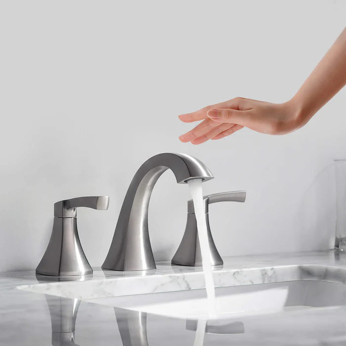 Casa Fixtures - Bathroom Faucet - Vermont 8" Widespread Bathroom Sink Faucet with Drain Assembly (CBF-1022)