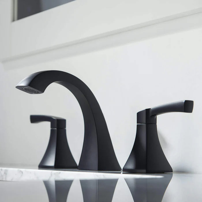 Casa Fixtures - Bathroom Faucet - Vermont 8" Widespread Bathroom Sink Faucet with Drain Assembly (CBF-1022)