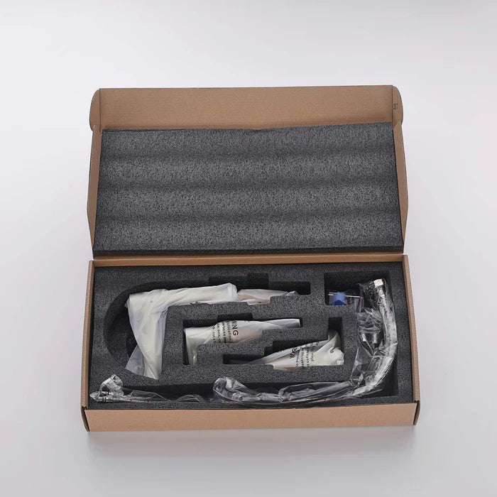 Casa Fixtures - Bathroom Faucet - Halo 8" Widespread Bathroom Sink Faucet with Drain Assembly (CBF-1025)