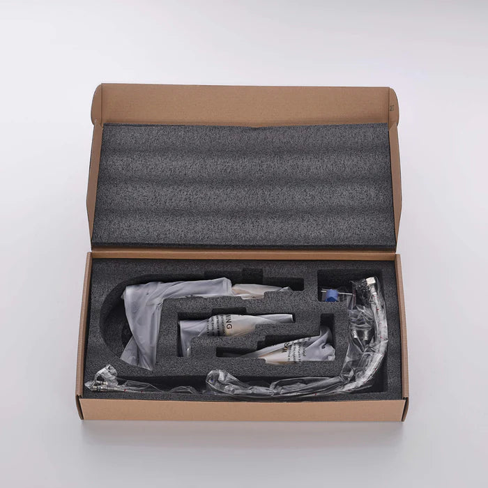 Casa Fixtures - Bathroom Faucet - Halo 8" Widespread Bathroom Sink Faucet with Drain Assembly (CBF-1025)