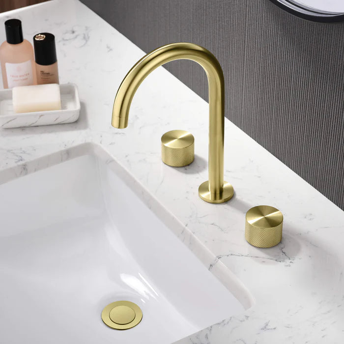 Casa Fixtures - Bathroom Faucet - Verona 8" Widespread Bathroom Sink Faucet with Drain Assembly (CBF-1026)