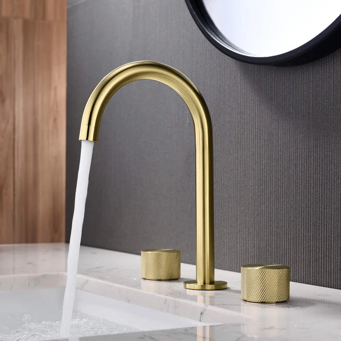 Casa Fixtures - Bathroom Faucet - Verona 8" Widespread Bathroom Sink Faucet with Drain Assembly (CBF-1026)