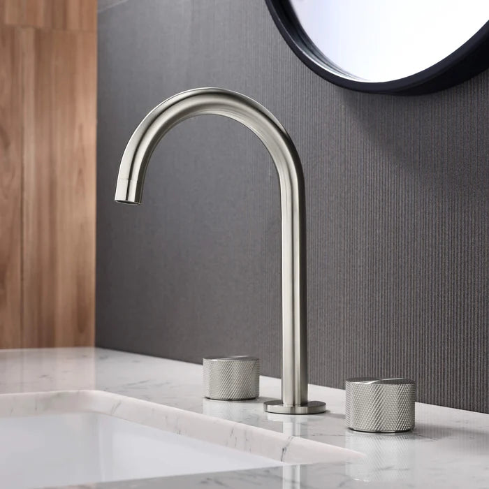 Casa Fixtures - Bathroom Faucet - Verona 8" Widespread Bathroom Sink Faucet with Drain Assembly (CBF-1026)