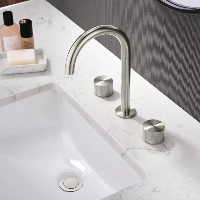 Casa Fixtures - Bathroom Faucet - Verona 8" Widespread Bathroom Sink Faucet with Drain Assembly (CBF-1026)