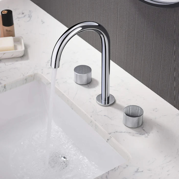 Casa Fixtures - Bathroom Faucet - Verona 8" Widespread Bathroom Sink Faucet with Drain Assembly (CBF-1026)