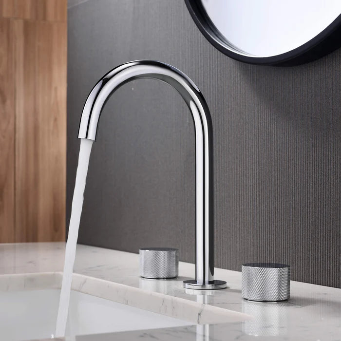 Casa Fixtures - Bathroom Faucet - Verona 8" Widespread Bathroom Sink Faucet with Drain Assembly (CBF-1026)