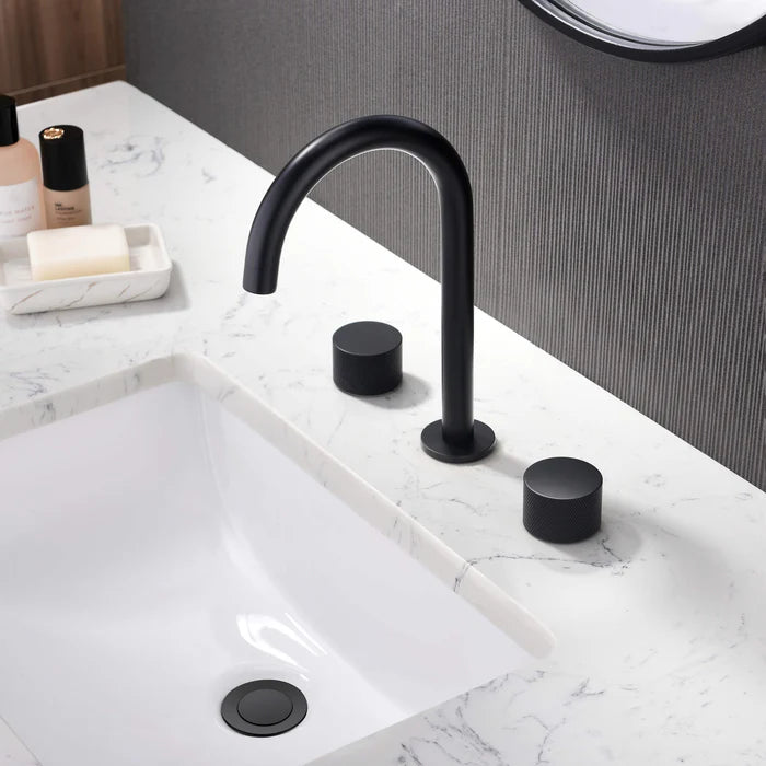 Casa Fixtures - Bathroom Faucet - Verona 8" Widespread Bathroom Sink Faucet with Drain Assembly (CBF-1026)