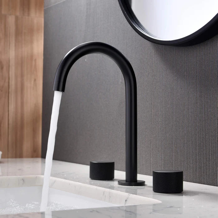 Casa Fixtures - Bathroom Faucet - Verona 8" Widespread Bathroom Sink Faucet with Drain Assembly (CBF-1026)