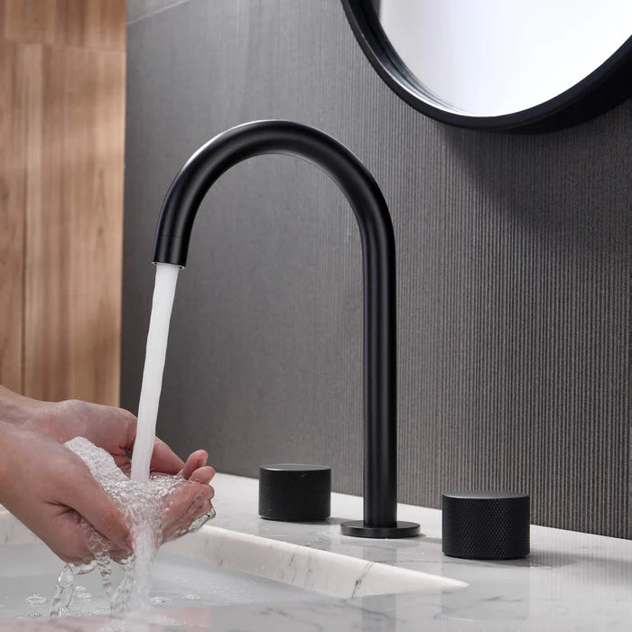 Casa Fixtures - Bathroom Faucet - Verona 8" Widespread Bathroom Sink Faucet with Drain Assembly (CBF-1026)