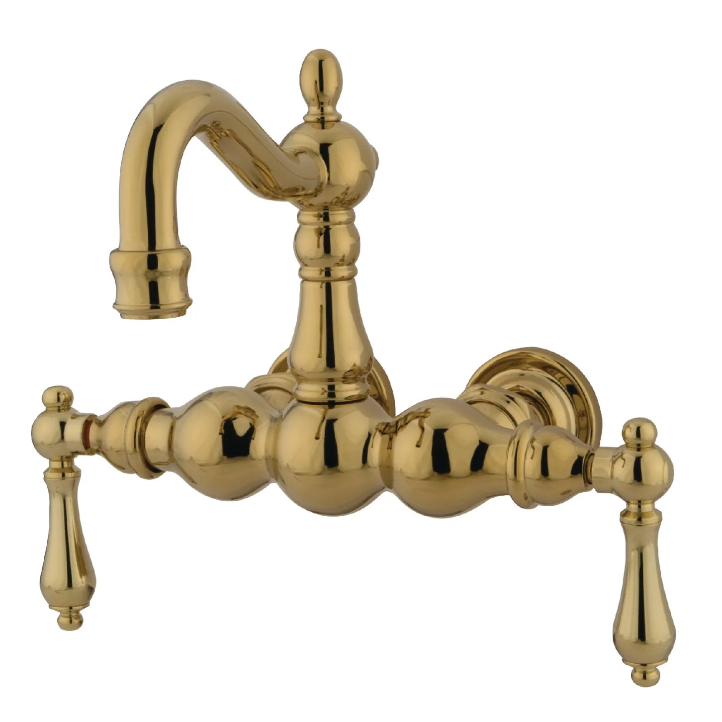 Kingston - Tub Faucets - Vintage CC1001T Two-Handle 2-Hole Tub Wall Mount Clawfoot Tub Faucet