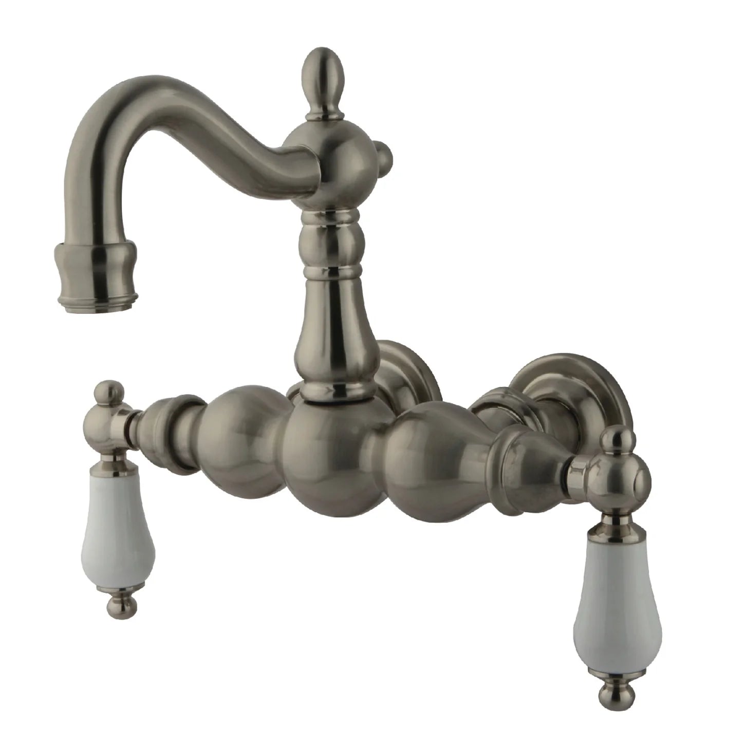 Kingston - Tub Faucets - Vintage CC1006T Two-Handle 2-Hole Tub Wall Mount Clawfoot Tub Faucet