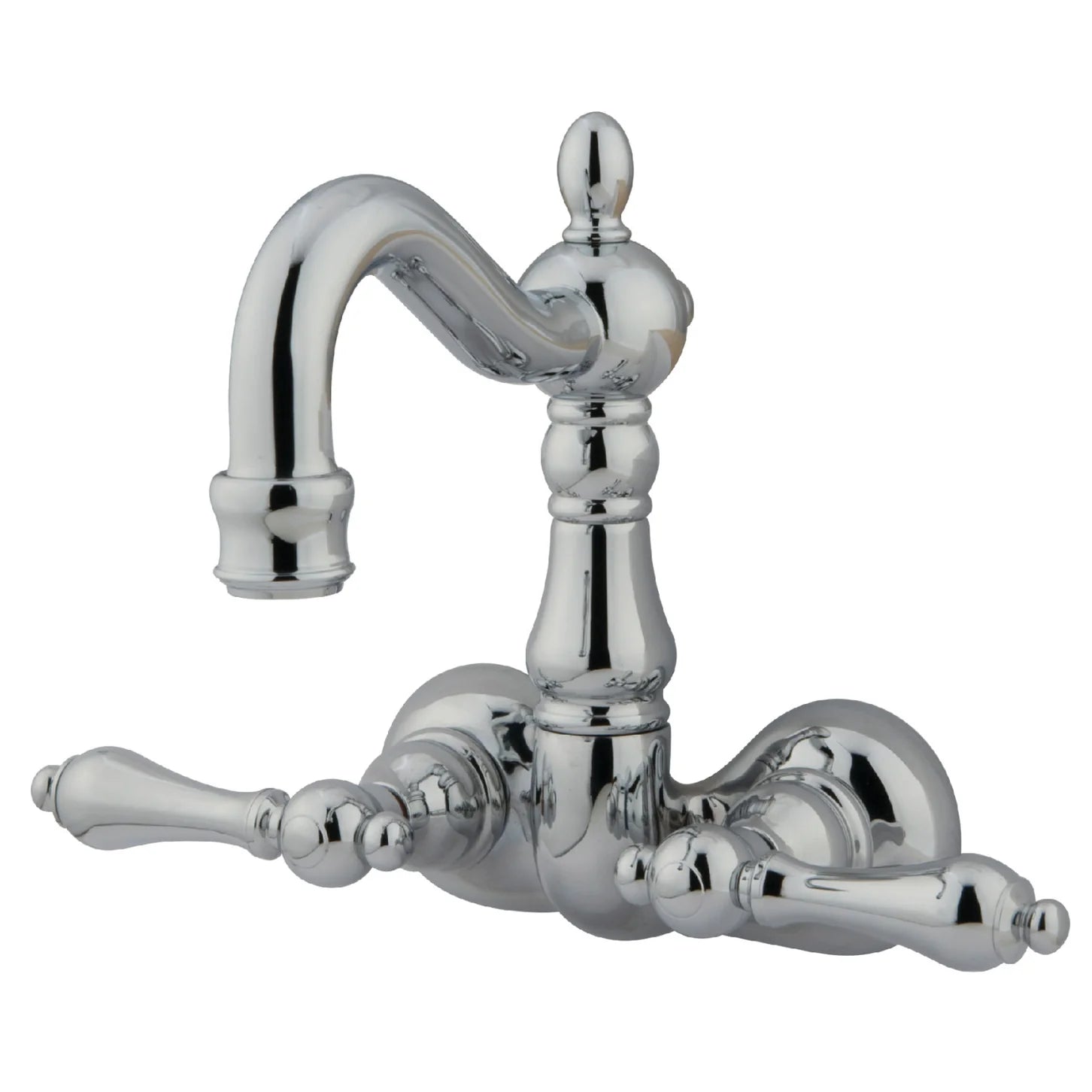 Kingston - Tub Faucets - Vintage CC1071T Two-Handle 2-Hole Tub Wall Mount Clawfoot Tub Faucet