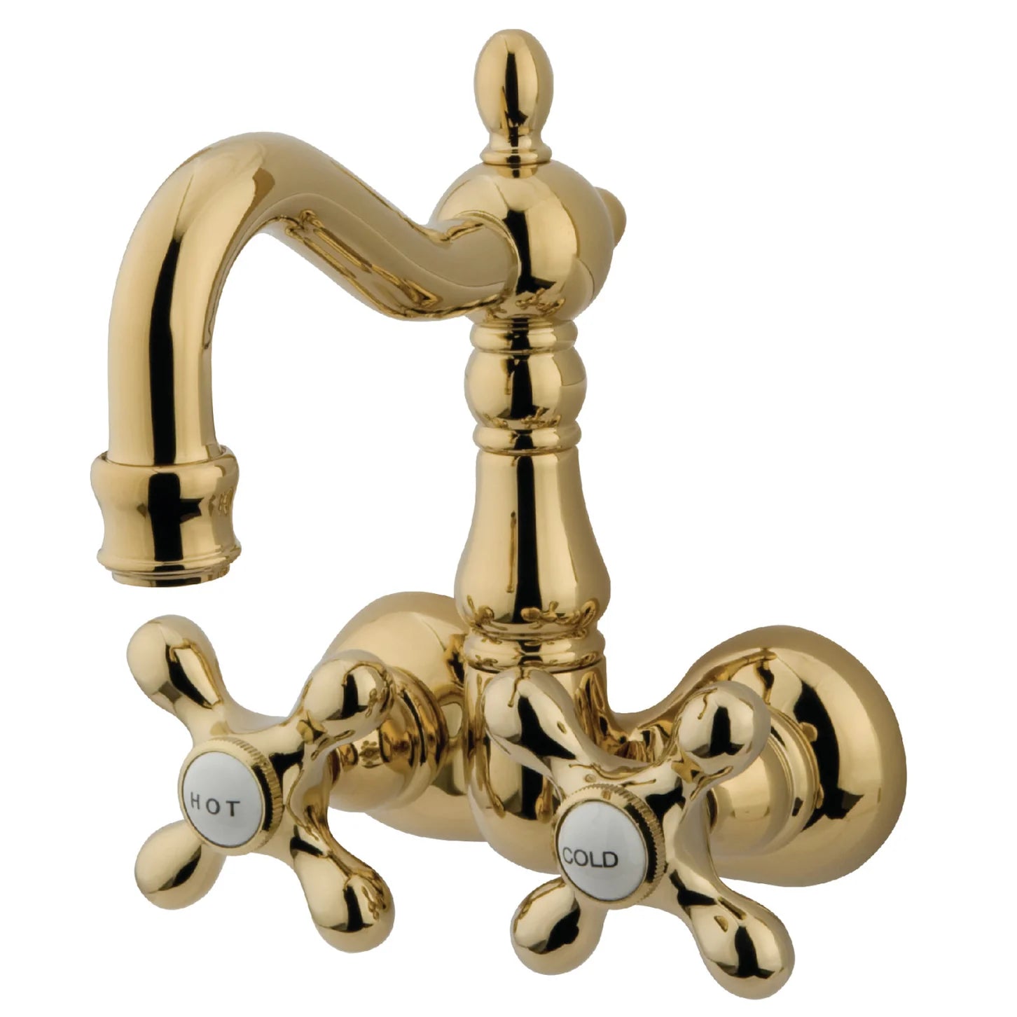 Kingston - Tub Faucets - Vintage CC1077T Two-Handle 2-Hole Tub Wall Mount Clawfoot Tub Faucet