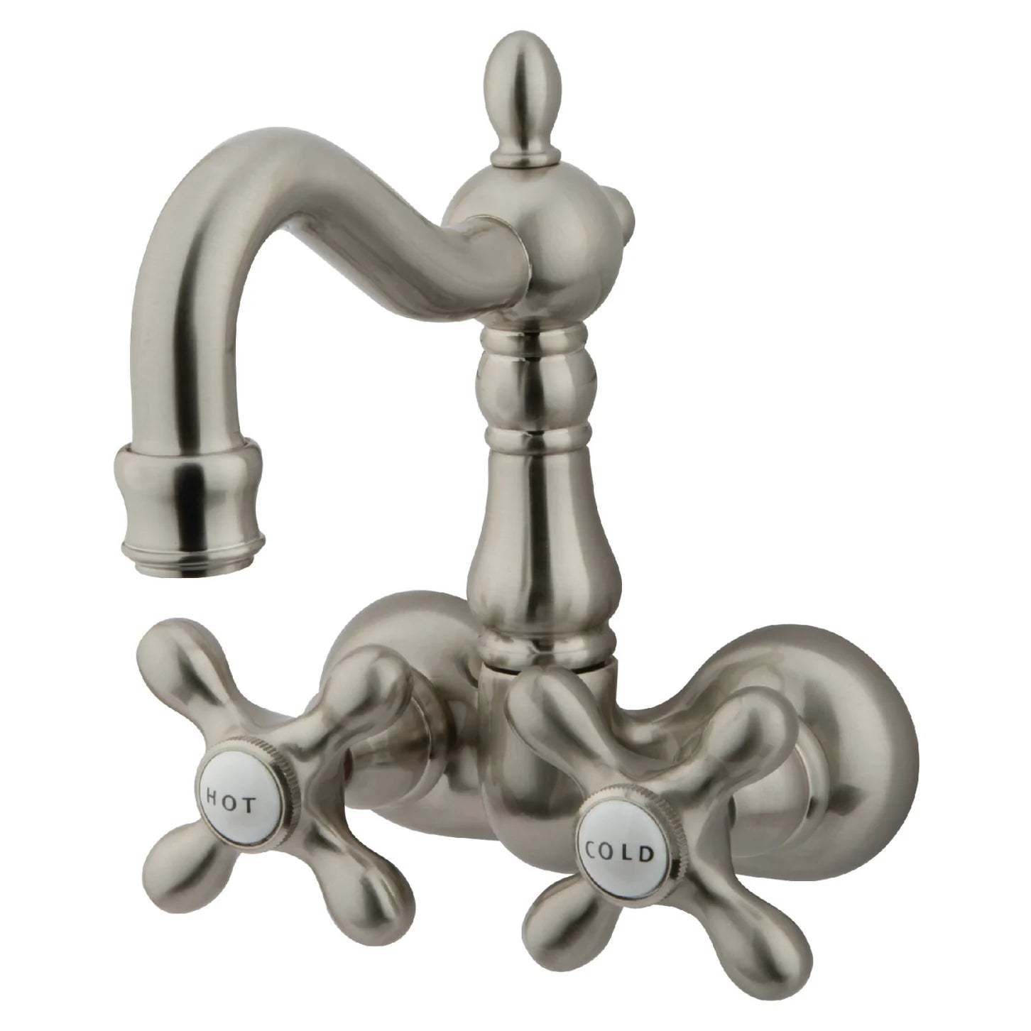 Kingston - Tub Faucets - Vintage CC1077T Two-Handle 2-Hole Tub Wall Mount Clawfoot Tub Faucet