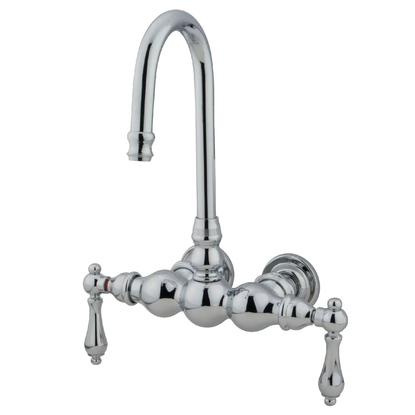 Kingston - Tub Faucets - Vintage CC1T Two-Handle 2-Hole Tub Wall Mount Clawfoot Tub Faucet