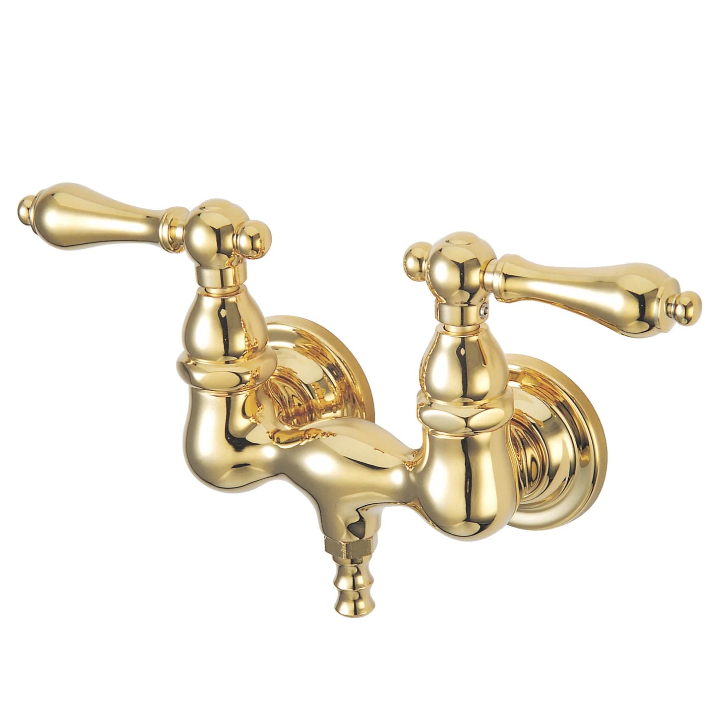 Kingston - Tub Faucets - Vintage CC31T Two-Handle 2-Hole Tub Wall Mount Clawfoot Tub Faucet