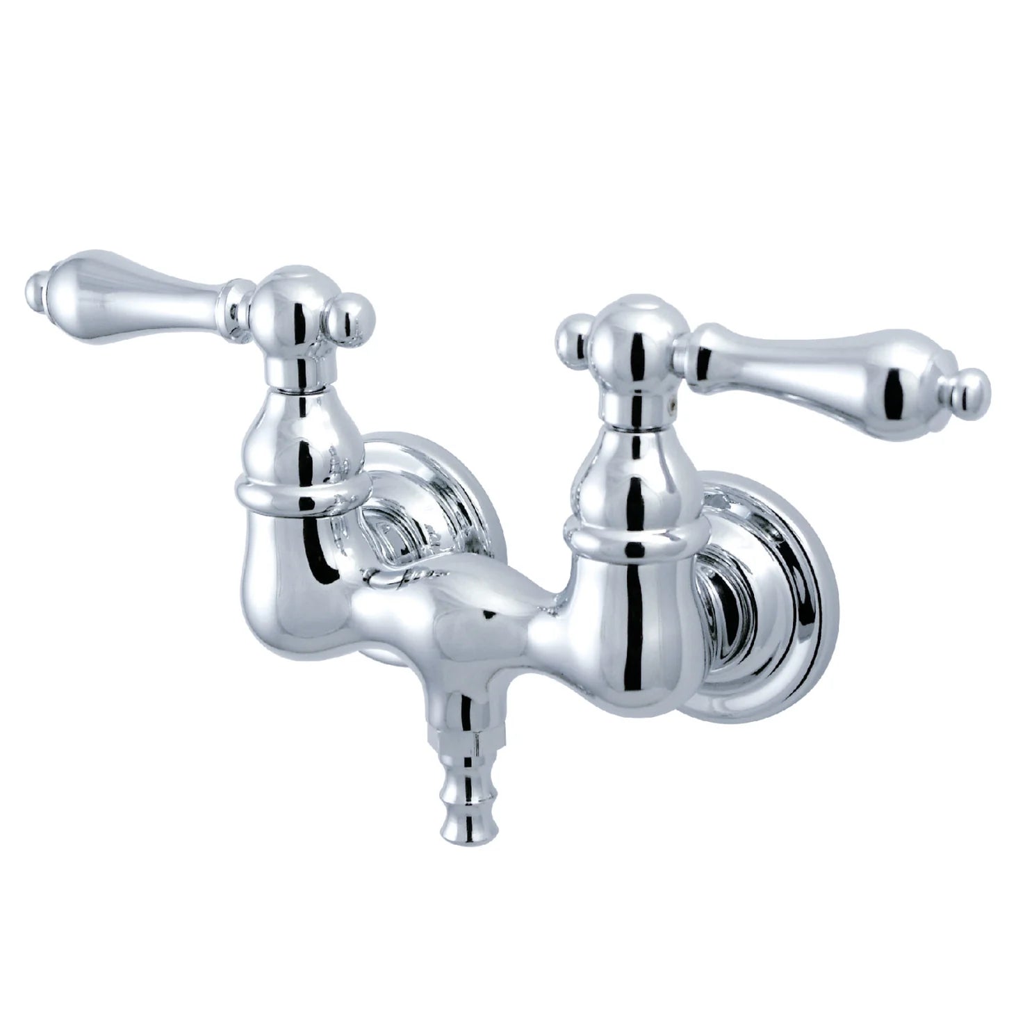 Kingston - Tub Faucets - Vintage CC31T Two-Handle 2-Hole Tub Wall Mount Clawfoot Tub Faucet