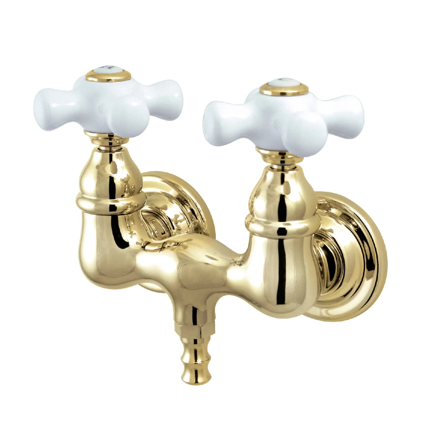 Kingston - Tub Faucets - Vintage CC39T Two-Handle 2-Hole Tub Wall Mount Clawfoot Tub Faucet