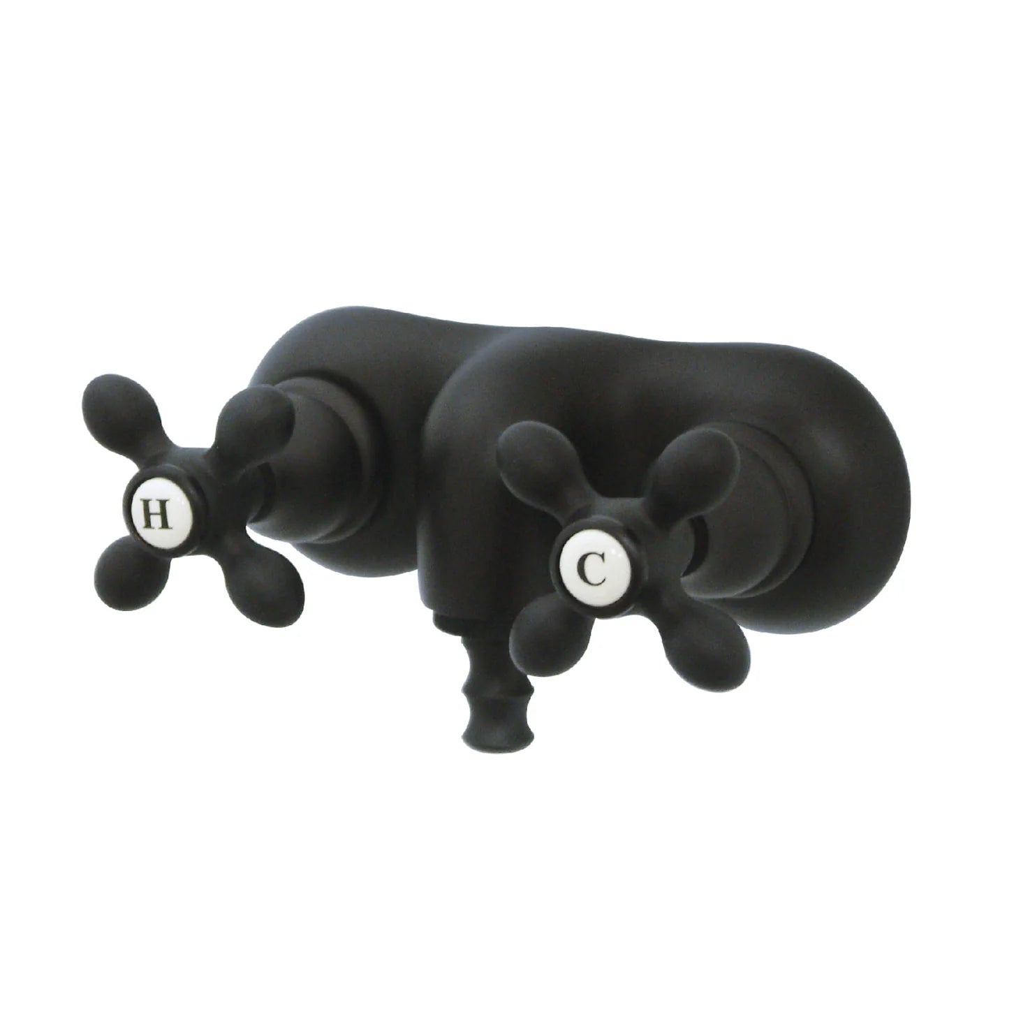 Kingston - Tub Faucets - Vintage CC48T Two-Handle 2-Hole Tub Wall Mount Clawfoot Tub Faucet