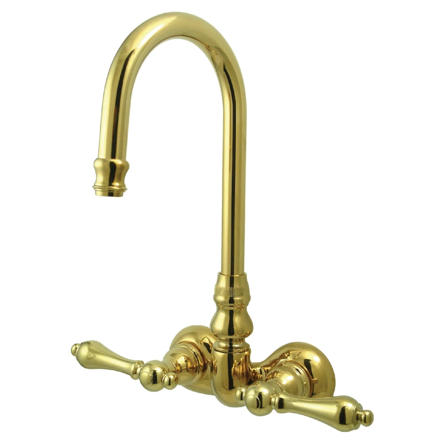 Kingston - Tub Faucets - Vintage CC71T Two-Handle 2-Hole Tub Wall Mount Clawfoot Tub Faucet