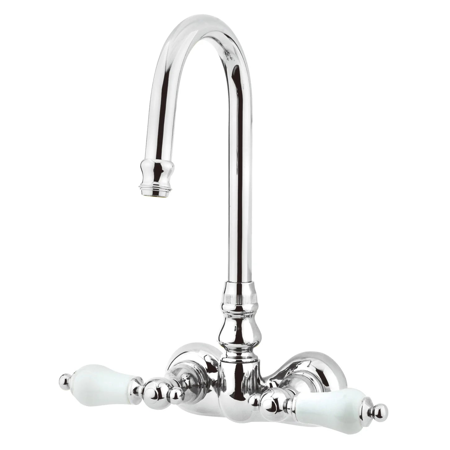 Kingston - Tub Faucets - Vintage CC75T Two-Handle 2-Hole Tub Wall Mount Clawfoot Tub Faucet