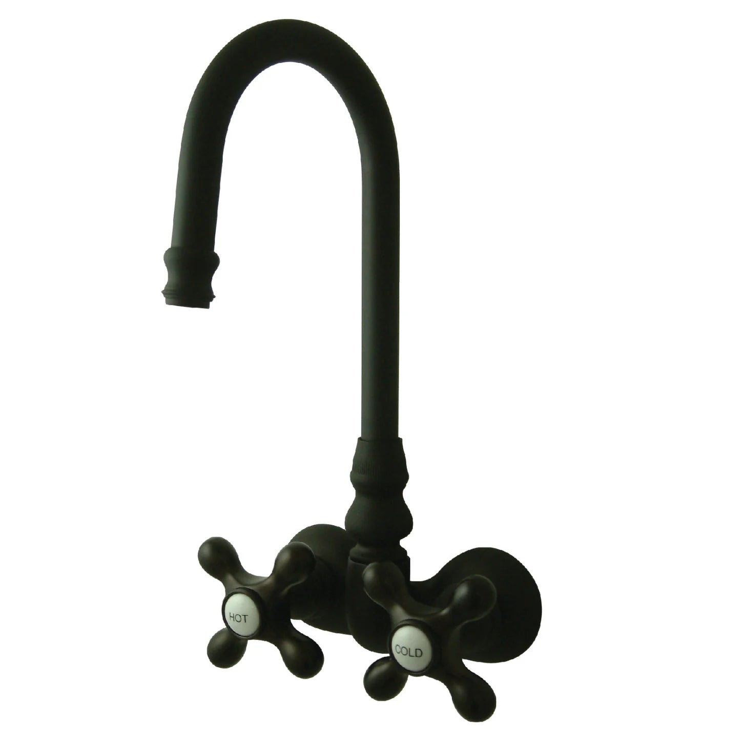 Kingston - Tub Faucets - Vintage CC77T Two-Handle 2-Hole Tub Wall Mount Clawfoot Tub Faucet