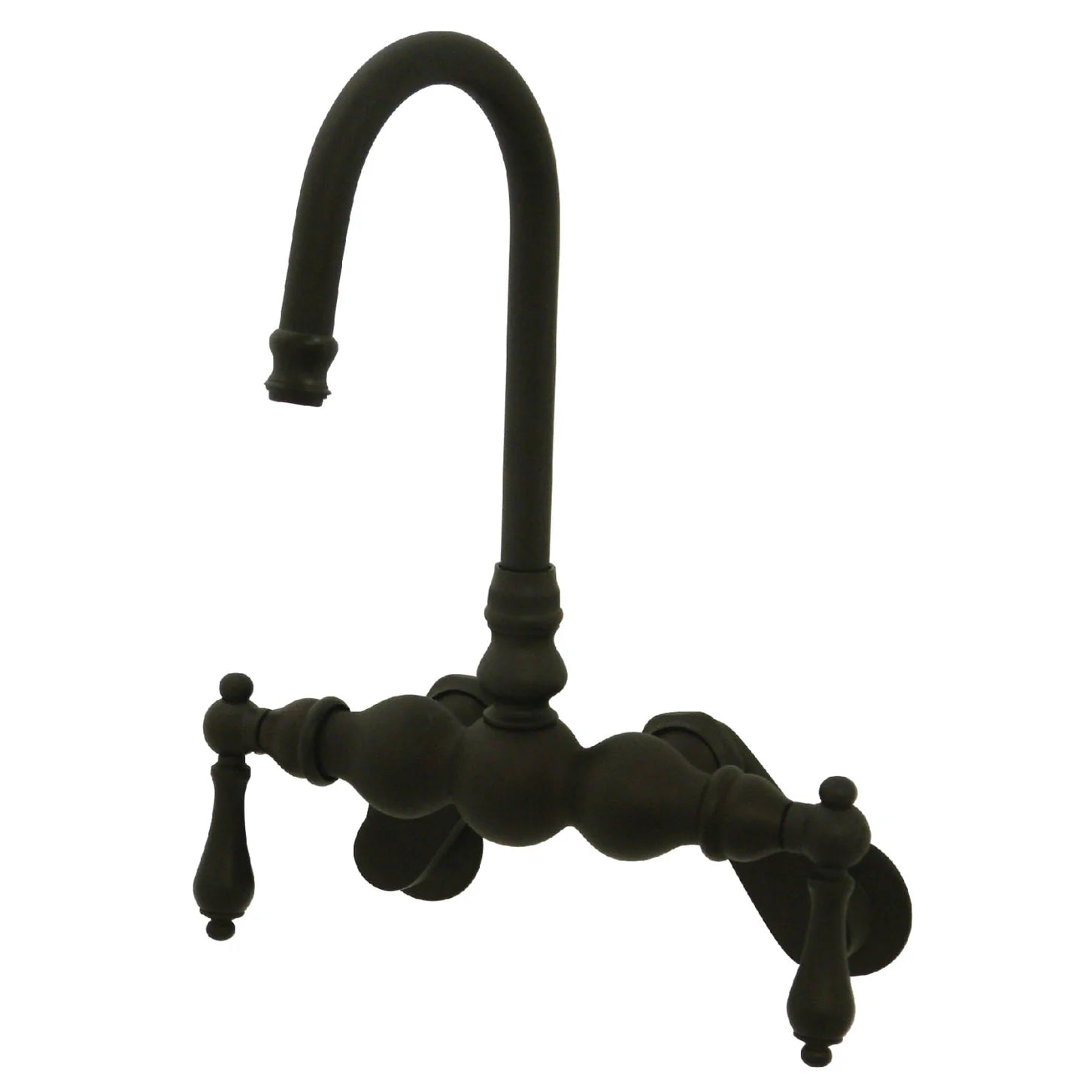 Kingston - Tub Faucets - Vintage CC81T Two-Handle 2-Hole Tub Wall Mount Clawfoot Tub Faucet