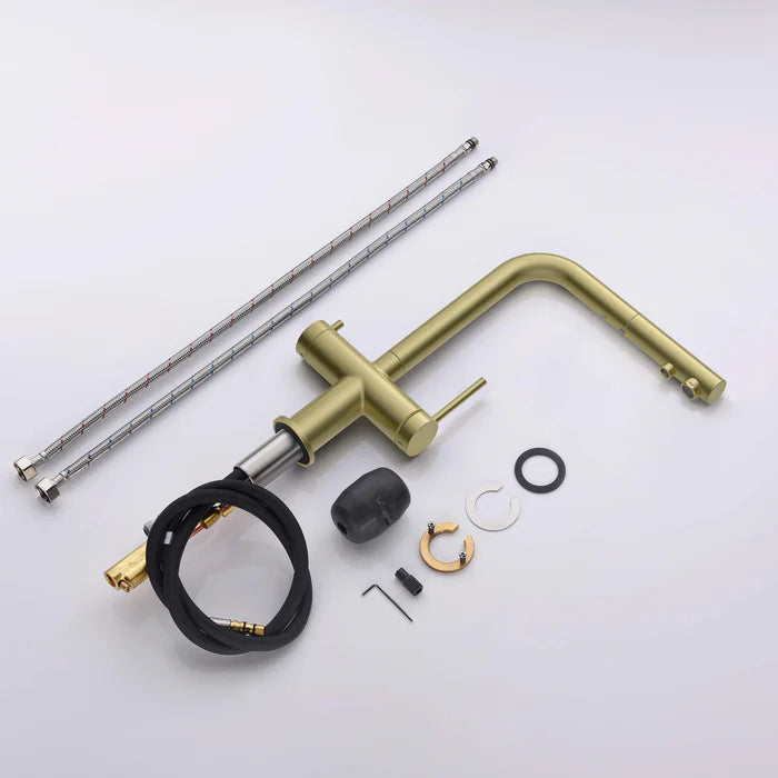 Casa Fixtures - Kitchen Faucet - Halo 2-in-1 Pull Out Kitchen Filtration Faucet (CFF-502)