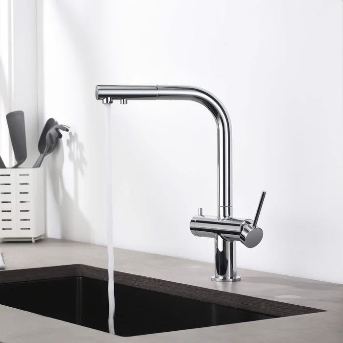 Casa Fixtures - Kitchen Faucet - Halo 2-in-1 Pull Out Kitchen Filtration Faucet (CFF-502)