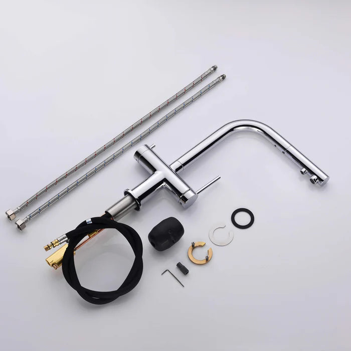 Casa Fixtures - Kitchen Faucet - Halo 2-in-1 Pull Out Kitchen Filtration Faucet (CFF-502)