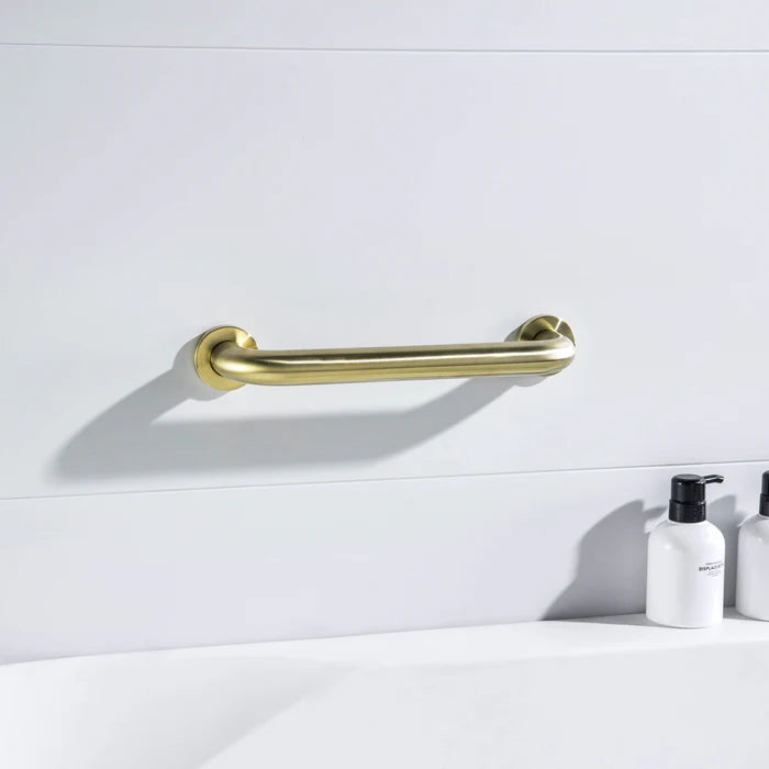 Casa Fixtures - Bathroom Accessories - Halo 12" Stainless Steel Bathroom Safety Grab Bar (CGB-1012)