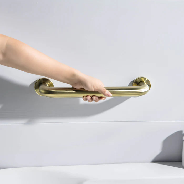 Casa Fixtures - Bathroom Accessories - Halo 12" Stainless Steel Bathroom Safety Grab Bar (CGB-1012)