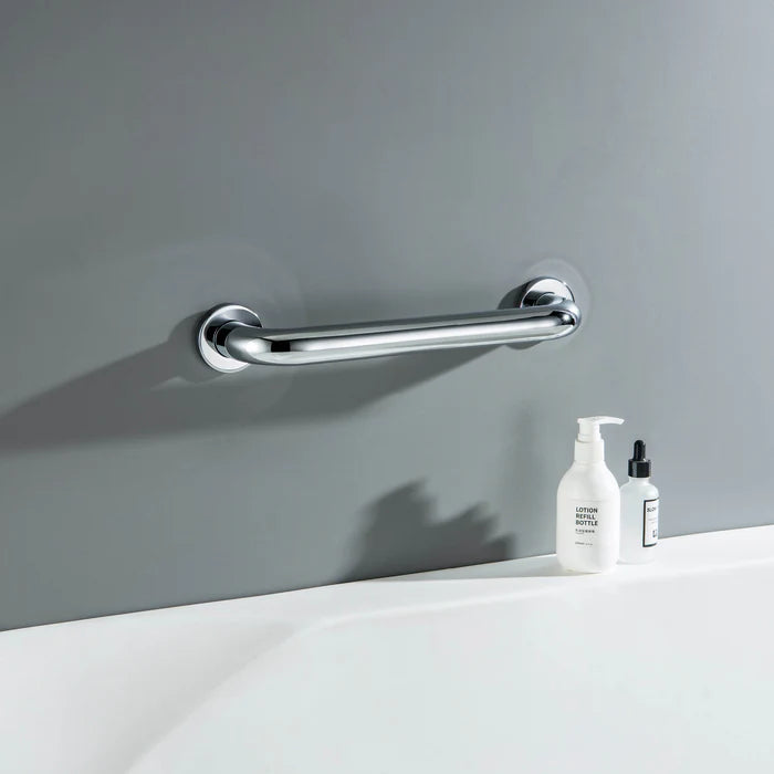 Casa Fixtures - Bathroom Accessories - Halo 12" Stainless Steel Bathroom Safety Grab Bar (CGB-1012)