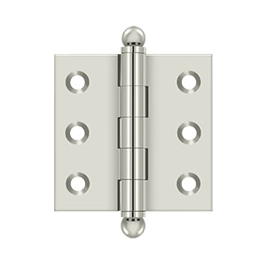 Deltana - Solid Brass Hinges - 2" x 2" Cabinet Hinge (Pairs)