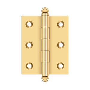 Deltana - Solid Brass Hinges - 2-1/2" x 2" Cabinet Hinge (Pairs)