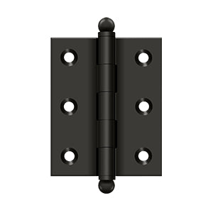Deltana - Solid Brass Hinges - 2-1/2" x 2" Cabinet Hinge (Pairs)