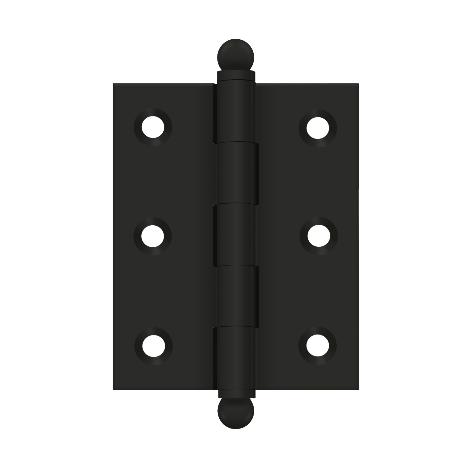 Deltana - Solid Brass Hinges - 2-1/2" x 2" Cabinet Hinge (Pairs)